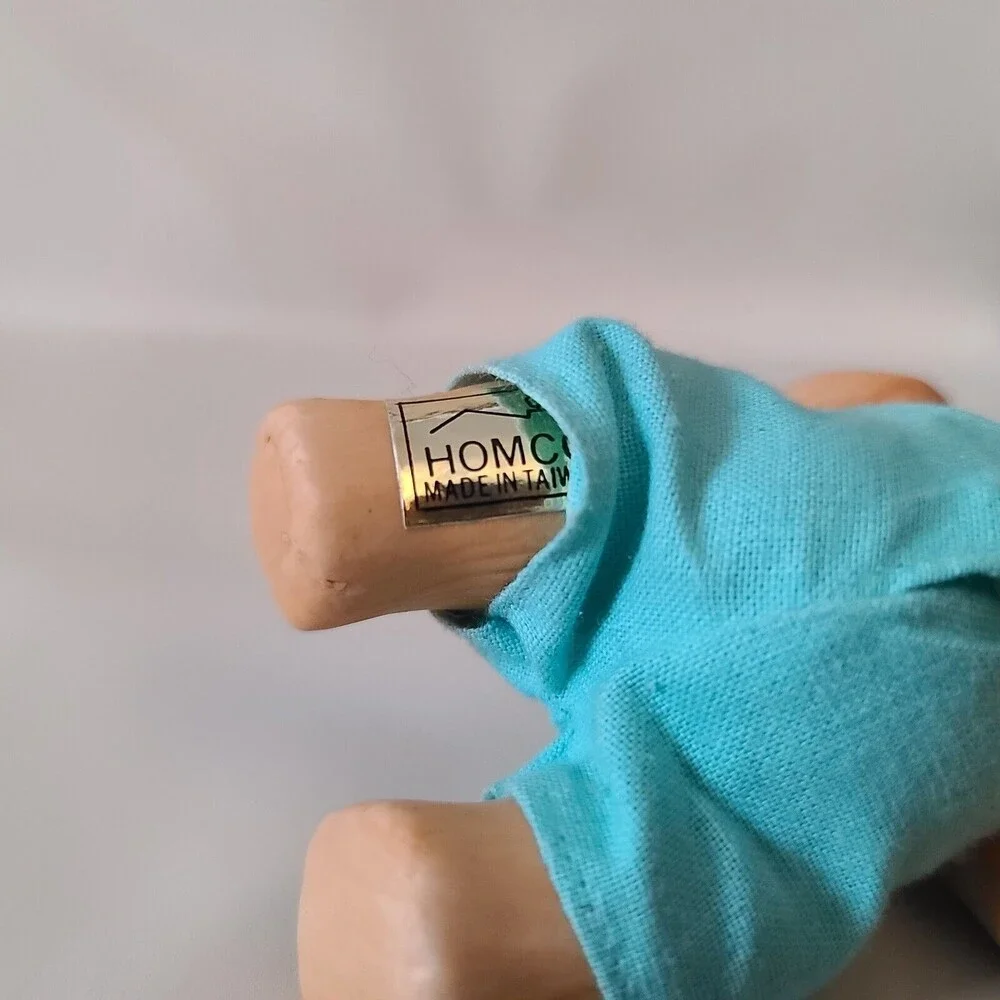 Homco Porcelain Teddy Bear Boy Jointed Fabric Clothing Vintage